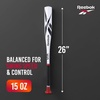 image:imageReebok  26Inch Aluminum TBall Bat Lightweight Youth BaseballWhite
