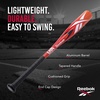 image:imageReebok  Aluminum TBall Bat Lightweight Youth BaseballRed