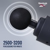 image:imageReebok  Cordless Massage Gun Handheld Percussion Massager with 4 Attachments Variable Speed Deep Tissue Muscle Massager for Recovery