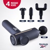 image:imageReebok  Cordless Massage Gun Handheld Percussion Massager with 4 Attachments Variable Speed Deep Tissue Muscle Massager for Recovery