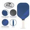 image:imageReebok  Pickleball Set for 2 Players Includes 2 Paddles with Cushion Grip and 2 LightUp Balls Perfect for Night Play Durable Engineered for Sports EnthusiastsBlueWhite