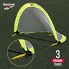image:imageReebok  Soccer Goal Stylish Design with Durable Construction SpaceSaving and Easy SetupBlack