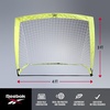 image:imageReebok  Soccer Goal Stylish Design with Durable Construction SpaceSaving and Easy SetupYellow
