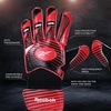 image:imageReebok  Soccer Goalie Gloves Goalkeeper Gloves with Breathable Design Comfortable Fit amp High ProtectionRed