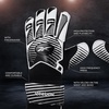 image:imageReebok  Soccer Goalie Gloves Goalkeeper Gloves with Breathable Design Comfortable Fit amp High ProtectionWhite