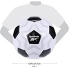 image:imageReebok  VR1K Synthetic Soccer Ball Versatile amp Durable WhiteBlack Size 5