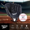 image:imageReebok  Youth Baseball Glove Set 9Inch Kids Sports Glove with Foam Ball Training Mitt for Beginners Practice amp Backyard PlayBlack