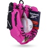 image:imageReebok  Youth Baseball Glove Set 9Inch Kids Sports Glove with Foam Ball Training Mitt for Beginners Practice amp Backyard PlayPink