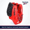 image:imageReebok  Youth Baseball Glove Set 9Inch Kids Sports Glove with Foam Ball Training Mitt for Beginners Practice amp Backyard PlayRed