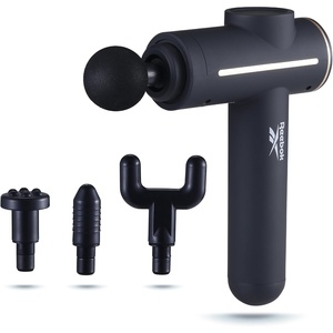 image:imageReebok  Cordless Massage Gun Handheld Percussion Massager with 4 Attachments Variable Speed Deep Tissue Muscle Massager for Recovery