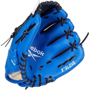 image:imageReebok  Youth Baseball Glove Set 9Inch Kids Sports Glove with Foam Ball Training Mitt for Beginners Practice amp Backyard PlayBlue