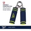 image:imageReebok 2Pack Hand Grips Spring Coiled Wrist Fingers amp Forearm Strength Trainer with Soft Foam Handles Improves Grip Strength Resistance Hand Gripper for Manual Exercises amp RehabBlueLime