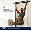 image:imageReebok 8Grip PullUp Bar MultiFunction Door Frame  DoorMount PullUp Bar  8 Grip Positions  FoamPadded Handles  Upper Body Strength  No Installation Required