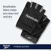 image:imageReebok Classic Fingerless Gloves Lightweight Fitness amp Weight Lifting Gloves for TrainingWHITEBLACK