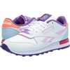 image:imageReebok Classic Nylon Womens Sneakers Casual Tennis Shoes WomenBarely GreyDynamic PurpleBold Pink