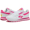 image:imageReebok Classic Nylon Womens Sneakers Casual Tennis Shoes WomenWhiteAtomic PinkElectric Yellow