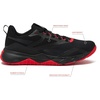 image:imageReebok Mens Nfx TrainerBlackEnergy RedFootwear White