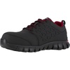 image:imageReebok Mens Rb4041 Sublite Cushion Safety Toe Athletic Work Shoe BlackBlackred