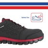 image:imageReebok Mens Rb4041 Sublite Cushion Safety Toe Athletic Work Shoe BlackBlackred