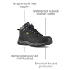 image:imageReebok Mens Work Beamer Hiker BootsBlack With Grey Trim