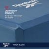 image:imageReebok Solid Yoga Block 4 x 6 x 9 Yoga Brick with Lightweight Support for Flexibility Balance amp Alignment Portable Foam Block for Fitness Home Workout Stretching amp MoreHoops Blue