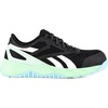 image:imageReebok Womens Nanoflex TR Composite Toe EH SlipResistant Work ShoeBlackSeafoam GreenWhite