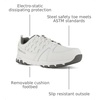 image:imageReebok Womens Rb434 Sublite Cushion Work Safety Toe Athletic Steel Oxford ShoesWhite