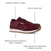 image:imageReebok Womens Rb981 Harman Composite Toe Classic Work SneakersMaroon