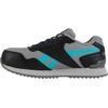 image:imageReebok Womens Rb982 Harman Composite Toe Classic Work Sneaker Grey and Teal SafetyGrey and Teal