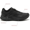 image:imageReebok Womens Walk Ultra 7 DMX Max ShoeBlackCold GreyCollegiate Royal