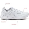 image:imageReebok Womens Walk Ultra 7 DMX Max ShoeWhiteCold GreyCollegiate Royal