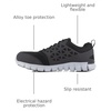 image:imageReebok Work Mens Sublite Cushion Electrical Alloy Toe Work Safety Shoes Casual  BlackBlack