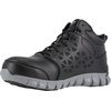 image:imageReebok Work Sublite Cushion Work Mid Met Guard Alloy Toe Womens OxfordBlack and Grey