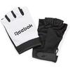 image:imageReebok Classic Fingerless Gloves Lightweight Fitness amp Weight Lifting Gloves for TrainingWHITEBLACK