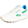 image:imageReebok Classic Nylon Womens Sneakers Casual Tennis Shoes WomenChalkCourt GreenHorizon Blue