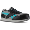 image:imageReebok Womens Rb982 Harman Composite Toe Classic Work Sneaker Grey and Teal SafetyBlackTeal