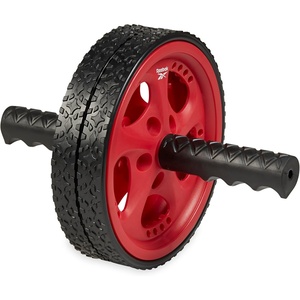 image:imageReebok Ab Roller Wheel Dual NonSkid Wheels Red  Dual NonSkid Wheels  Core Strength Ab Training amp Stability  Ergonomic Foam Handles  Home amp Gym Use