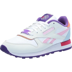 image:imageReebok Classic Nylon Womens Sneakers Casual Tennis Shoes WomenBarely GreyDynamic PurpleBold Pink