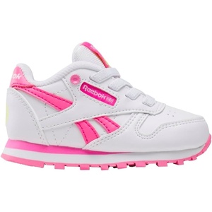 image:imageReebok Classic Nylon Womens Sneakers Casual Tennis Shoes WomenToddler WhiteAtomic PinkElectric Yellow