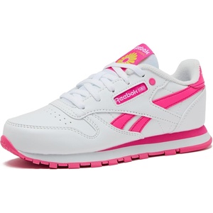 image:imageReebok Classic Nylon Womens Sneakers Casual Tennis Shoes WomenWhiteAtomic PinkElectric Yellow