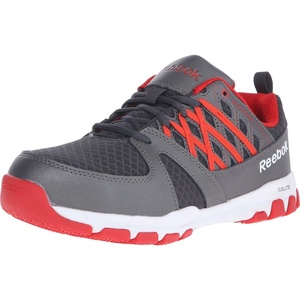 image:imageReebok Mens Rb4042 Sublite Cushion Work Safety Athletic Alloy Toe ShoesGrey