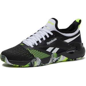 image:imageReebok Nano Court Sport Mens Pickleball or Tennis Shoes for MenFootwear WhiteBlackDigital Lime