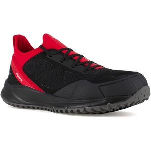 image:imageReebok Work Mens All Terrain Slip Resistant Steel Toe Work Safety Shoes Casual  BlackBlack and Red