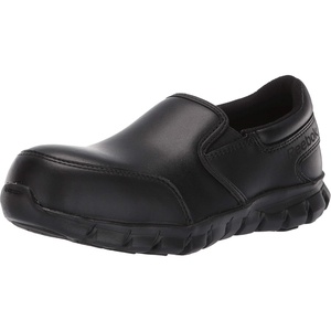 image:imageReebok Work Womens Sublite Cushion Composite Toe ESD Slip On Work Shoe Black  RB036