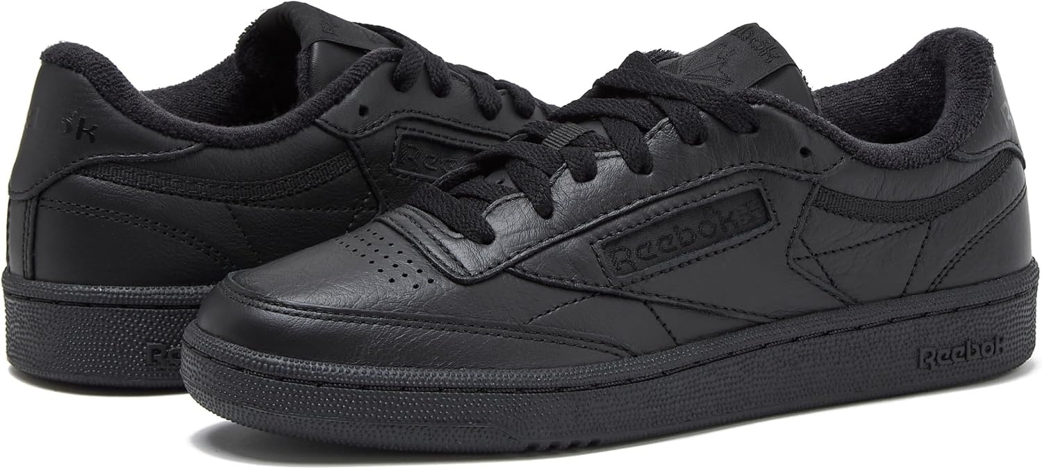 image:imageReebok Club C 85 Vintage Tennis Sneakers for Women Casual White Womens Shoes Size 5 to 11BlackBlackBlack