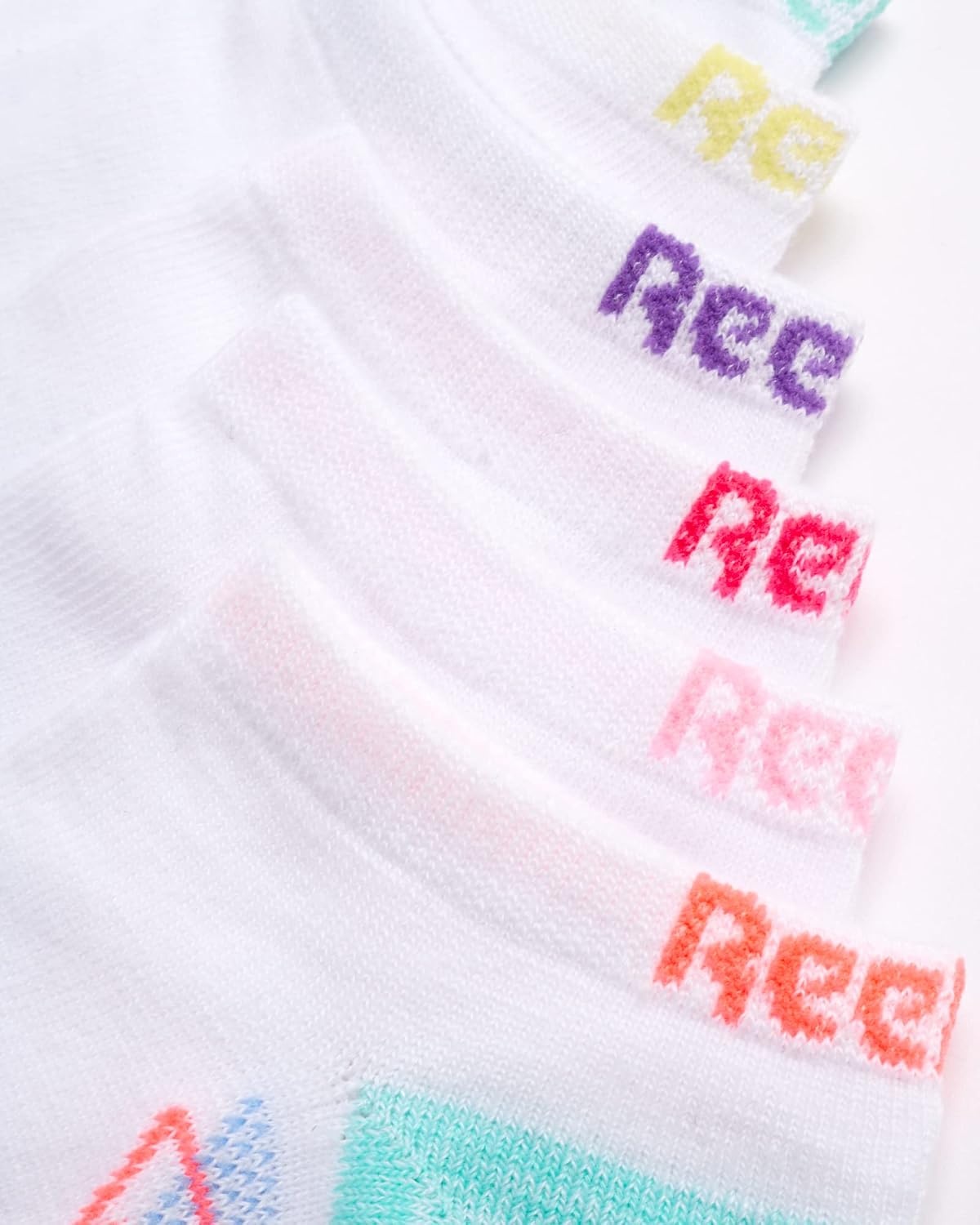 image:imageReebok Girls Low Cut Socks 6 Pack Lightweight Performance Athletic Socks  Soft MoistureWicking Fabric with a TagFree Toe Seam for AllDay ComfortWhite Multi