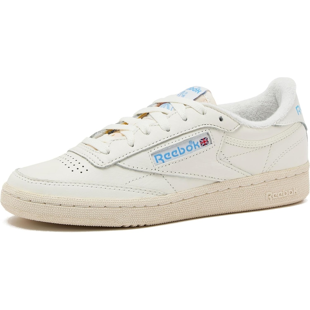 image:imageReebok Club C 85 Vintage Tennis Sneakers for Women Casual White Womens Shoes Size 5 to 11ChalkAlabasterSky Blue