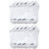 image:imageReebok Boys Low Cut Socks 12 Pack Cushioned Athletic No Show Socks  Stretch Performance Fit with MoistureWicking Breathable Comfort Reinforced Heel and Toe for Active DaysWhite Logo