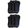 image:imageReebok Boys Low Cut Socks 12 Pack Cushioned Athletic No Show Socks  Stretch Performance Fit with MoistureWicking Breathable Comfort Reinforced Heel and Toe for Active DaysBlackGrey Pattern