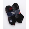 image:imageReebok Boys Low Cut Socks 6Pack MoistureWicking Cushioned Ankle Socks  Breathable Cushioned Comfort with a Stretch Performance Fit and Reinforced Toe Seam for Sports or Everyday WearBlackGrey Lines